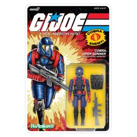 G.I. Joe ReAction+ Action Figure Wave 09 Cobra Viper Gunner