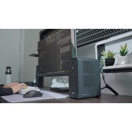 Corsair AI WORKSTATION 300 DESKTOP PC Copilot+ PC AMD Ryzen AI Max+ PRO 395 128 GB LPDDR5x-SDRAM 2x2 TB SSD Windows 11 Home SFF Black