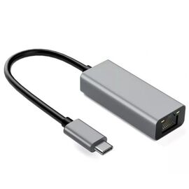 IBox IACRJ Aluminum RJ45 to USB Type-C adapter 10/100/1000 Mb/s