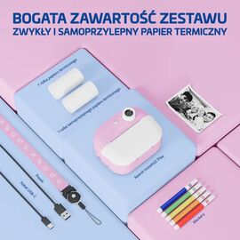 Kids’ camera LAMAX InstaKid2 Play, pink