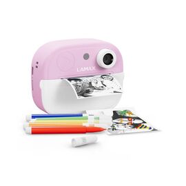 Kids’ camera LAMAX InstaKid2 Play, pink