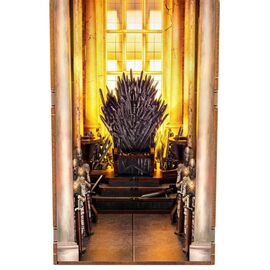 GAME OF THRONES - BOOK NOOK KIT - Iron Throne - 91pc + LED Light