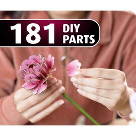 WOODEN FLOWER - Flower Garden - 181pc