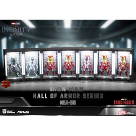IRON MAN - Hall of Armor Series - 6 Figure set 8cm