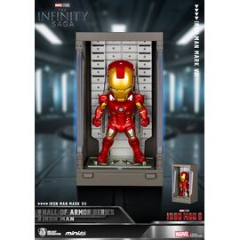 IRON MAN - Hall of Armor Series - 6 Figure set 8cm