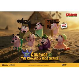 COURAGE THE COWARDLY DOG - 6 Figure set 8cm