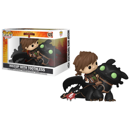 HOW TO TRAIN YOUR DRAGON - POP Ride DLX N° 123 - Hiccup with Toothless