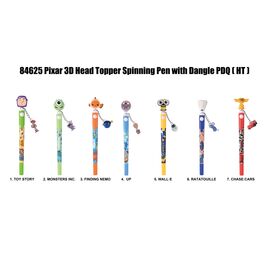 PIXAR - 3D Head Topper Spinning Pen (Display of 12 pcs)