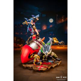 LEAGUE OF LEGENDS - Jinx & Warwick - Statue Diorama 1/10 37cm