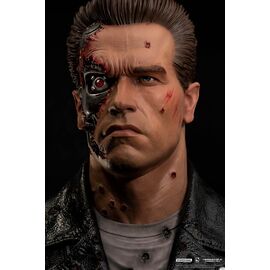 TERMINATOR 2 - T-800 Model 101 Battle Damaged -Scale Art Mask 1/1 47cm
