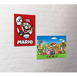 SUPER MARIO - 2 Posters 52 x 38cm Set