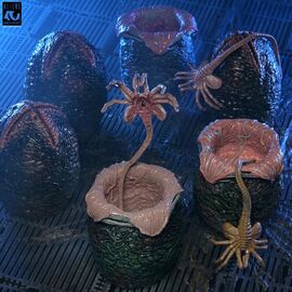 ALIENS 40TH ANNIVERSARY - Alien Eggs - 6 Accessory Pack