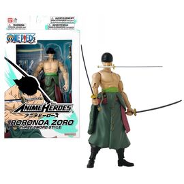 ONE PIECE - Roronoa Zoro Three Sword Style - Figure Anime Heroes 17cm