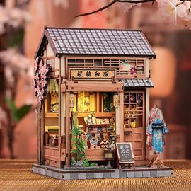 BOOK NOOK KIT - DIY - Sakura O Kimono Shop - 235pc + LED Light