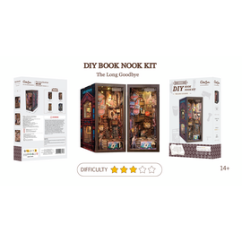 BOOK NOOK KIT - DIY - The Long Goodbye - 238pc + LED Light