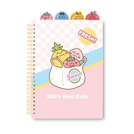 PUSHEEN - Fruits - Notebook + Dividers - Size A5