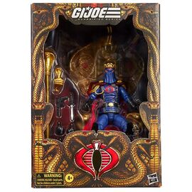 G.I. JOE - Cobra Commander in dress uniform & throne - Figure 15cm