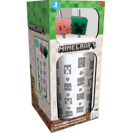 MINECRAFT - Set of Premium XXL Glass 16oz + Twin Metal Straw