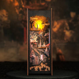 BOOK NOOK KIT - DIY - The Legend of Wukong - 89pc + LED Light