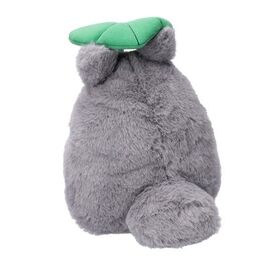 MY NEIGHBOUR TOTORO - Grey Totoro with leaf - Nakayoshi Plush