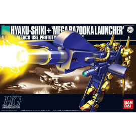 GUNDAM - HGUC 1/144 HYAKUSHIKI+ MEGA-BAZOOKA - Model Kit