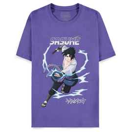 NARUTO - Sasuke Purple - Men T-Shirt (M)