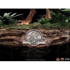 JURASSIC PARK LOST WORLD -Velociraptor Del. -Statue ArtScale 1/10 18cm