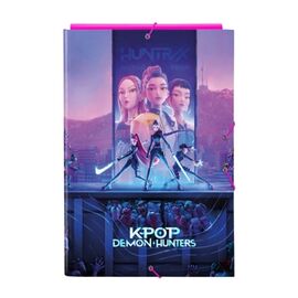 K-POP DEMON HUNTERS - A4 Premium Binder with Flaps & Elastic Band