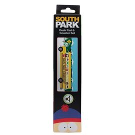 SOUTH PARK - Elementary School Bus - XL Desktop Mat + 1 Coaster