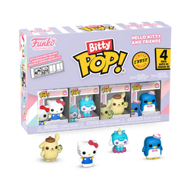 SANRIO - Bitty Pop 4 Pack 2.5cm - Hello Kitty