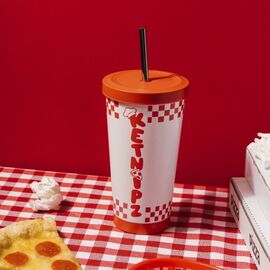 KETNIPZ - Pizza - Fashion Straw Tumbler - Size 19Oz