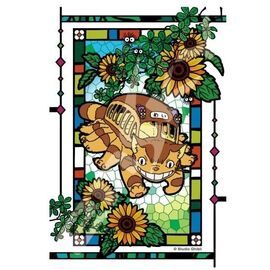 MY NEIGHBOR TOTORO - Catbus - Stained Glass Puzzle 126P