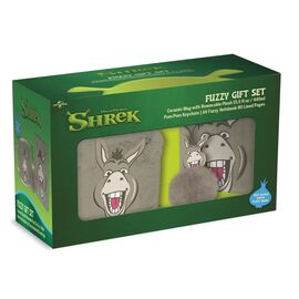 SHREK - Donkey - Fuzzy Gift Set - Notebook + 14,9oz Mug + Keychain