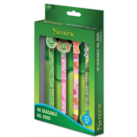 SHREK - 4 Head Topper Erasable Gel Pens