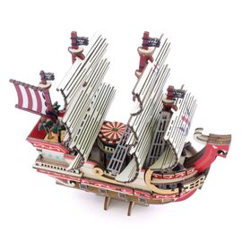 ONE PIECE - Red Force - Wood Model Kit 14cm