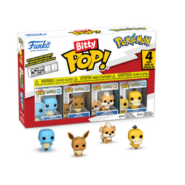 POKEMON - Bitty Pop 4 Pack 2.5cm - Squirtle
