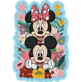 DISNEY - Mickey & Minnie - Wooden shape puzzle 300P