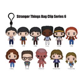 STRANGER THINGS - Series 6 - 3D Foam Bag Clip (Display 24 Pcs)
