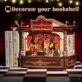 BOOK NOOK KIT - DIY - Animal Carnival - 413pc + LED Light