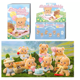 BUTTERBEAR - Party - Display of 6 Plushs 15cm - Mystery Box