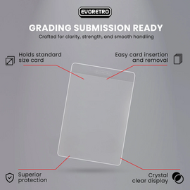 EVORETRO - Semi-Rigid Card Holders 50pc