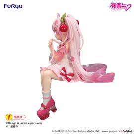 HATSUNE MIKU - Sakura Miku 2025 "Wink" - Statue Noodle Stopper 14cm