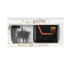 HARRY POTTER - Premium Set - Wallet + Rubber Keyring - 2 pc.