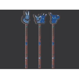 POKEMON - Flower Collection - Pack of 3 Pencils with Topper
