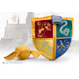 HARRY POTTER - Hogwarts's Blazon and Golden Snitch - Plush 36cm