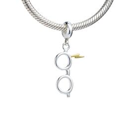 HARRY POTTER - Lightning Bolt & Glasses - Slider Charm for Bracelet
