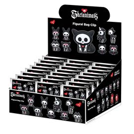 SKELANIMALS - Series 1 - 3D Foam Bag Clip (Display 24 Pcs)