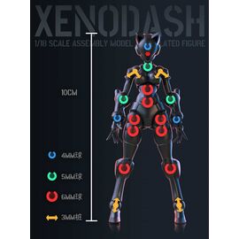 SHEIK MAINLAND - Xenodash (Black) - Model Kit 1/18