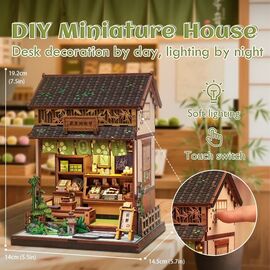 MINIATURE HOUSE - DIY- Kanmi-Dokoro Kurihara - 227pc + LED Light