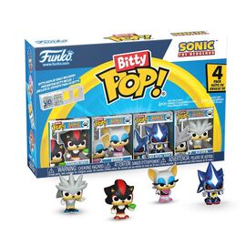 SONIC - Bitty Pop 4 Pack 2.5cm - Shadow